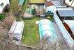 Garten, Pool, Technikhaus, Kinderspielplatz DJI.JP