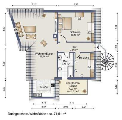 Brück-272-Grundriss (Dachgesch