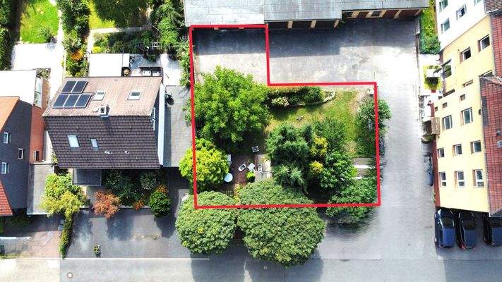 Grundstück Vogelperspektive