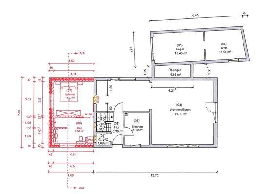 Grundriss Erdgeschoss
