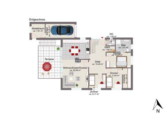 Grundriss Erdgeschoss