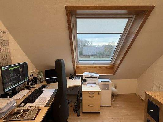 Lichtdurchfluteter Arbeitsbereich