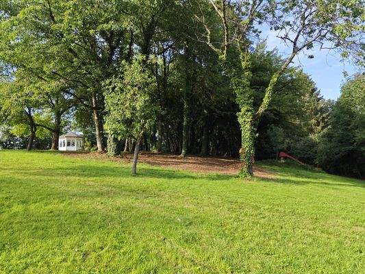 Park mit Blick zum Pavillion