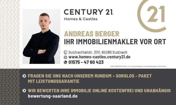 Herr Andreas Berger ist Ihr Ansprechpartner