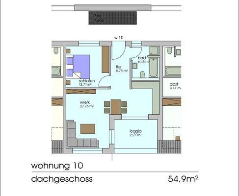 Wohnung 10 Grundriss