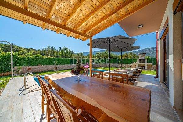 Detached Furnished Villa with Pool and Parking in Kaş Antalya