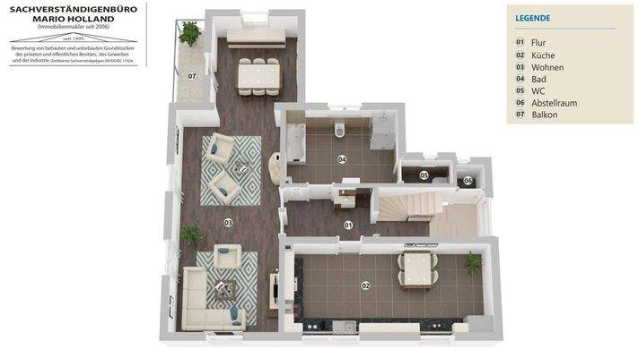 Nutzungsvariante_Zweifamilienhaus_1. Obergeschoss