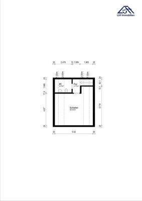 Grundriss Wohnung 2 Dachgeschoss