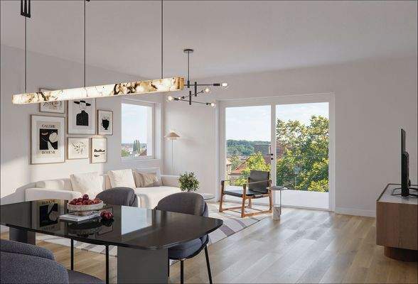 Wohnbereich - Mustervisualisierung