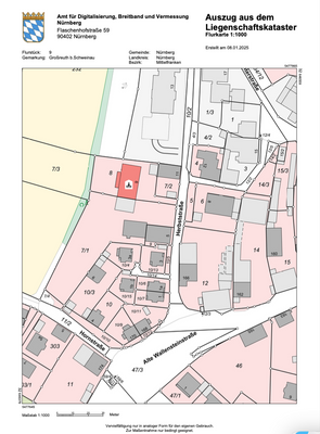Lageplan - Fl. Nr. 7/1