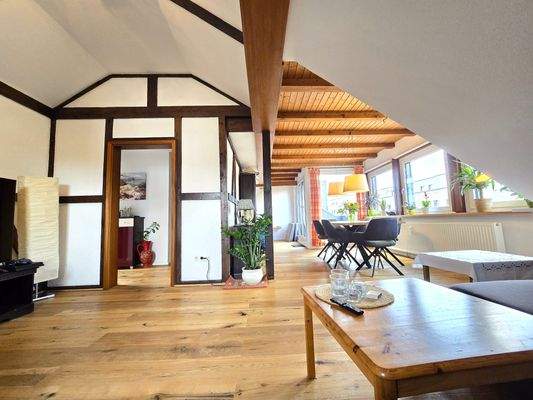 Wohnzimmer Dachgeschosswohnung