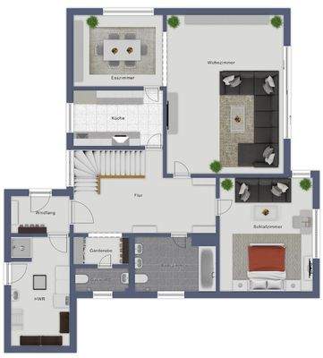 Grundriss Erdgeschoss