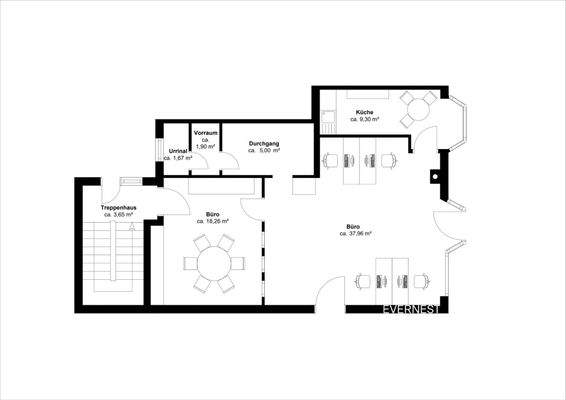 Erdgeschoss Mitte