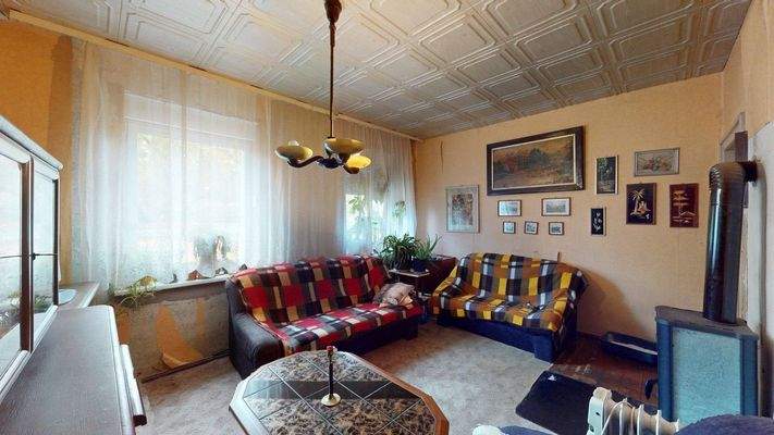 Wohnzimmer im Erdgeschoss