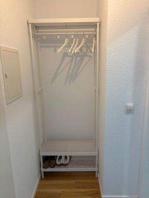 Garderobe direkt am Eingang