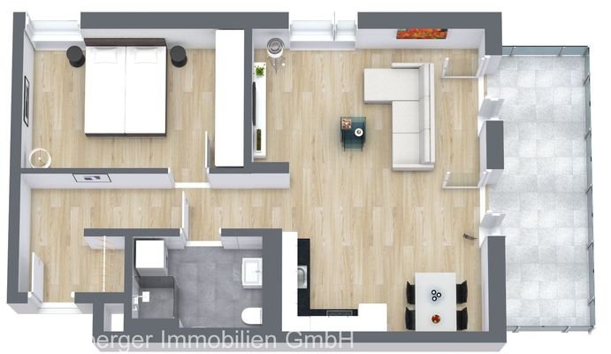 Grundriss der Wohnung 11