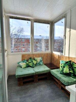 ...verglaster Loggia