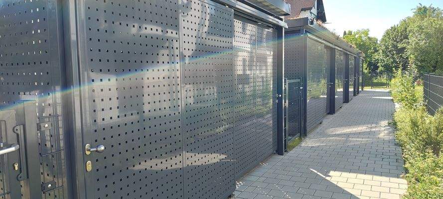 Abschließbare Fahrradhäuser