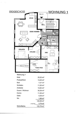 Grundriss Erdgeschoss 