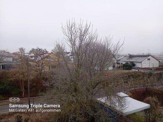Blick vom Balkon nach Osten