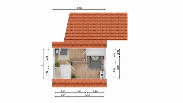 Grundriss Dachgeschoss