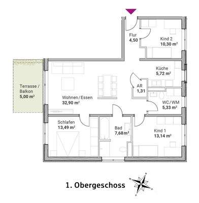 Wohnung 35 (Wohnungstyp C)