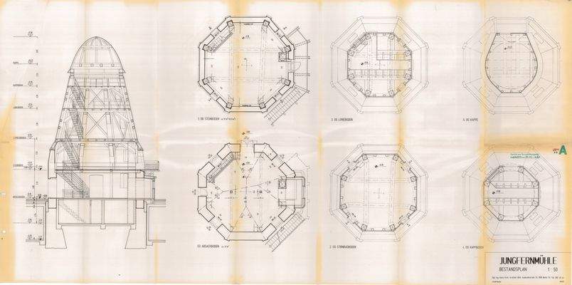 Aufbau Jungfernmühle