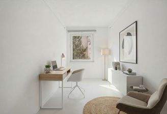 Visualisiert - Möblierungsvorschlag Arbeitszimmer