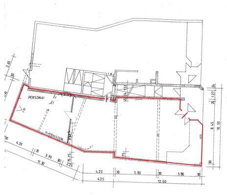 Grundriss EG - Mietfläche