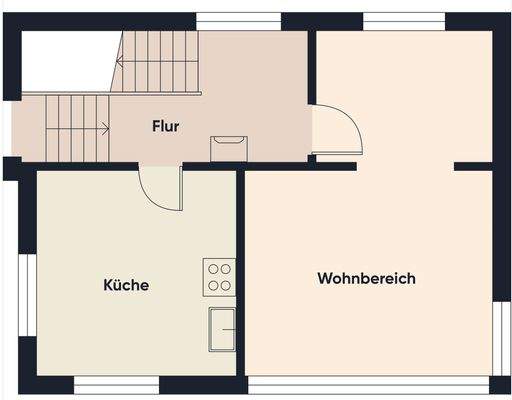 Grundrissplan ohne Maßstab EG