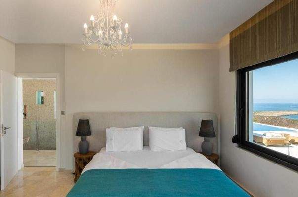 Kreta, Kalathas: Moderne mediterrane Villa mit atemberaubendem Meerblick zu verkaufen