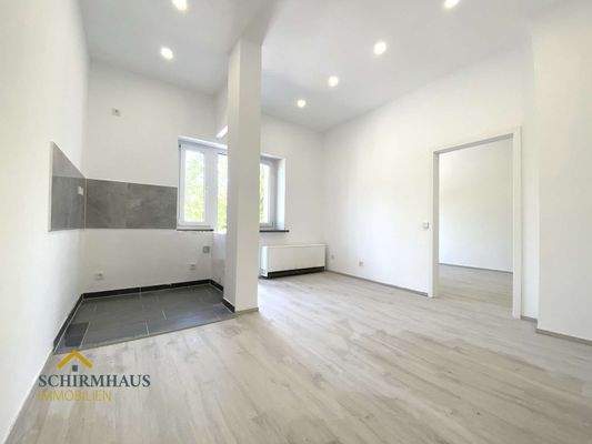 Offene Küche inkl. Wohnbereich