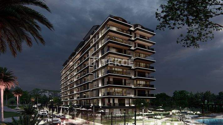 Apartments in a Luxury Project 200 M from the Sea in Antalya Lara