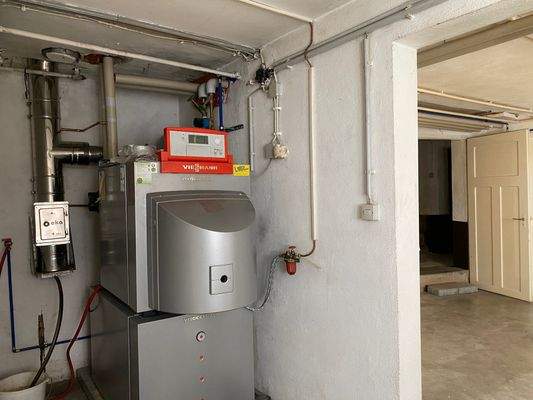 Viessmann Heizzentrale im Keller