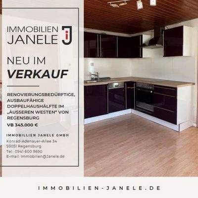 Doppelhaushälfte im Äußeren Westen von Regensburg