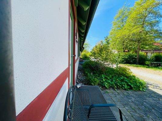 vor dem Reihenendhaus