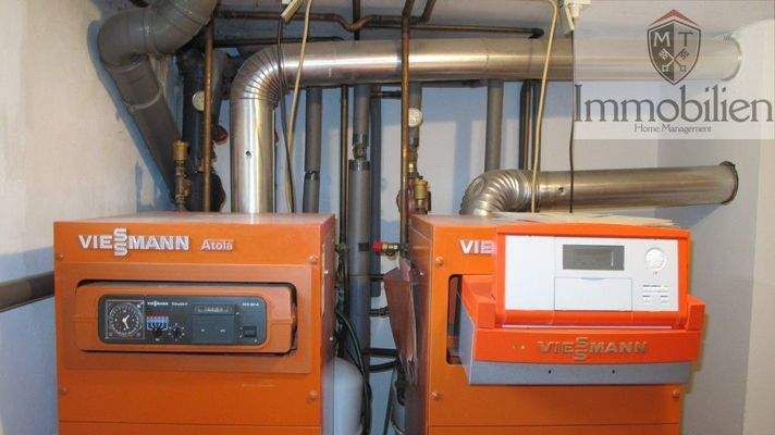 2 getrennte Gasheizungen mit Warmwasser