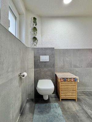 Badezimmer im Erdgeschoss