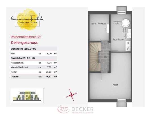 Grundrisse Kellergeschoss