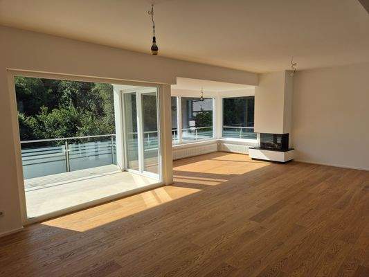 Wohnbereich mit Kamin (Gas)