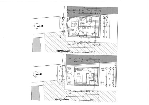 Grundrisse Ober- und Dachgeschoss