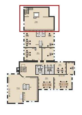 Exposégrundrisse 1.OG (Etagenansicht)