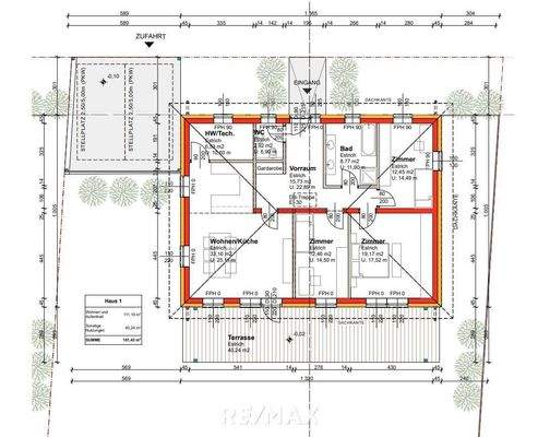 Grundriss Bungalow Beispiel