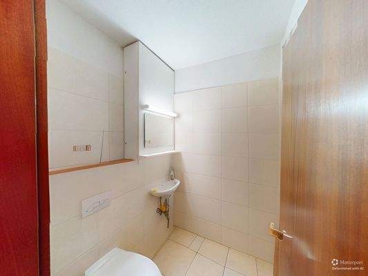 Gästetoilette bereits saniert