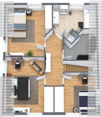 Grundriss Dachgeschoss 