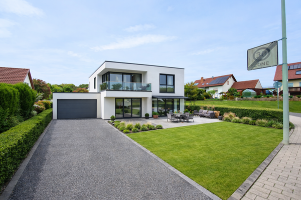 Einfamilienhaus mit Flachdach