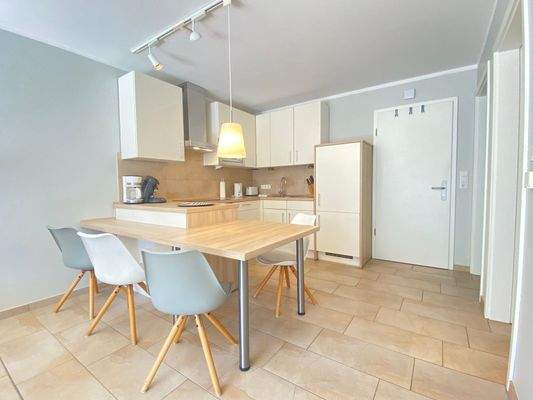 Essplatz und Einbauküche