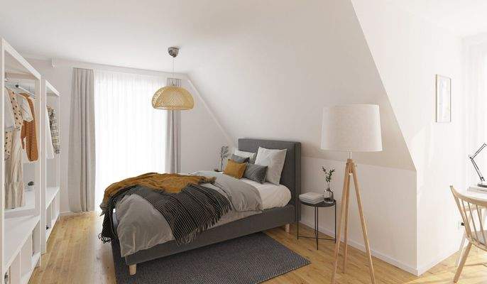 Komfortables Schlafzimmer