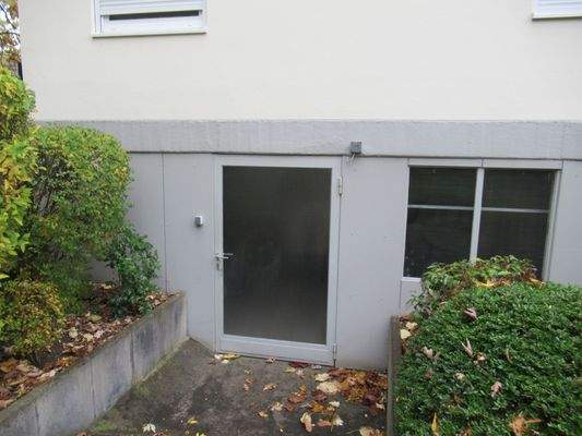 Zugang zum Fahrradabstellraum 