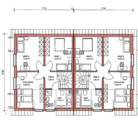 Grundriss Dachgeschoss